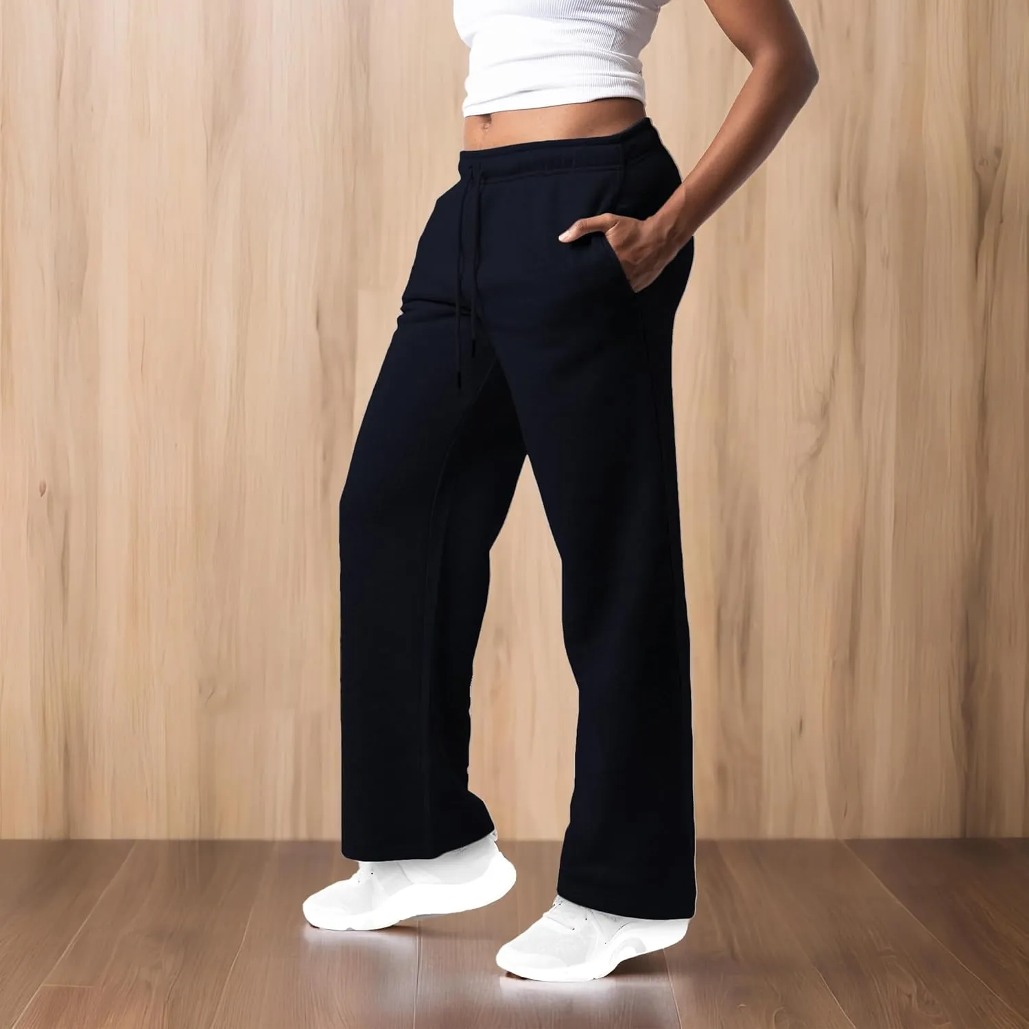 3 Pack Sweatpants Women, Wide Leg Womens Sweatpants, Workout - Yoga Pants (Available in Plus)