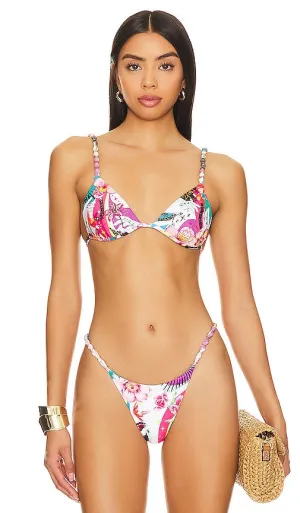 Agua Bendita Belle Triangle Top in Teal
