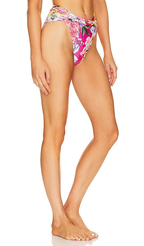 Agua Bendita x REVOLVE Lily High Waist Bikini Bottom in Pink