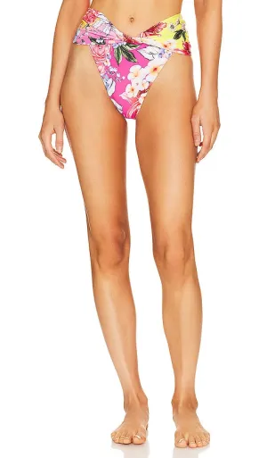 Agua Bendita x REVOLVE Lily High Waist Bikini Bottom in Pink