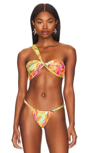 Agua Bendita x REVOLVE Zuri Bikini Top in Orange