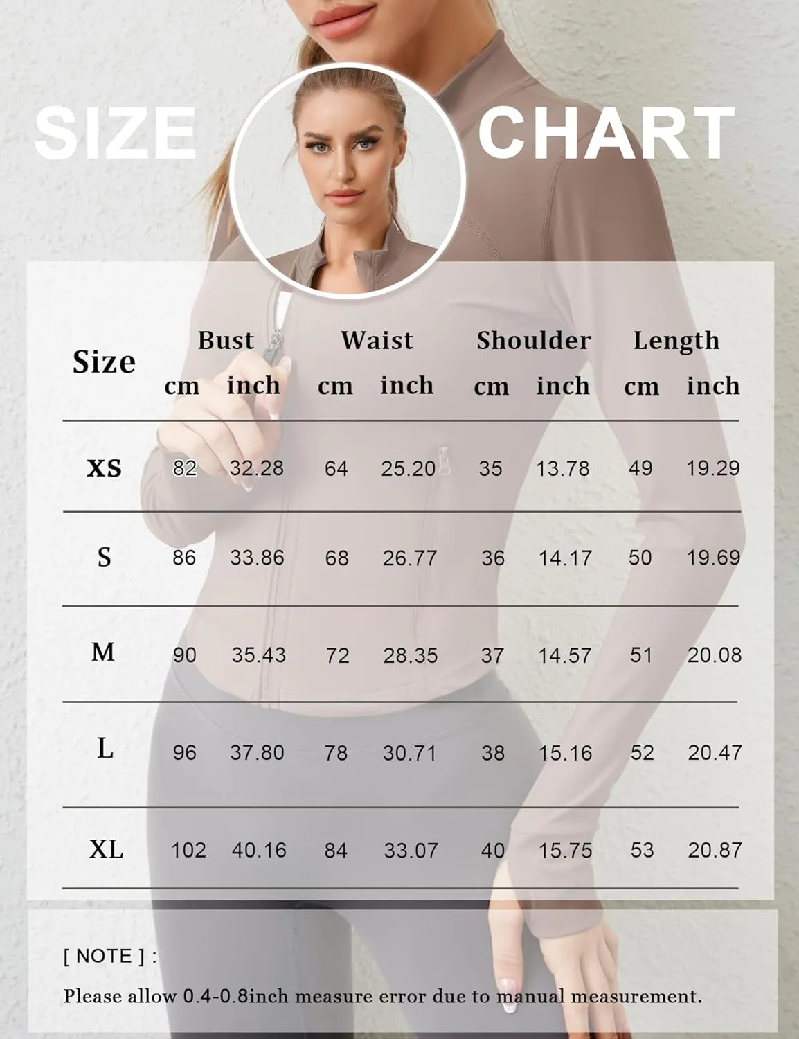 AKEWEI Womens Zip Up Workout Jackets Lightweight Athletic Slim Fit Track Jacket with Inner and Outer Pockets and Thumb Holes