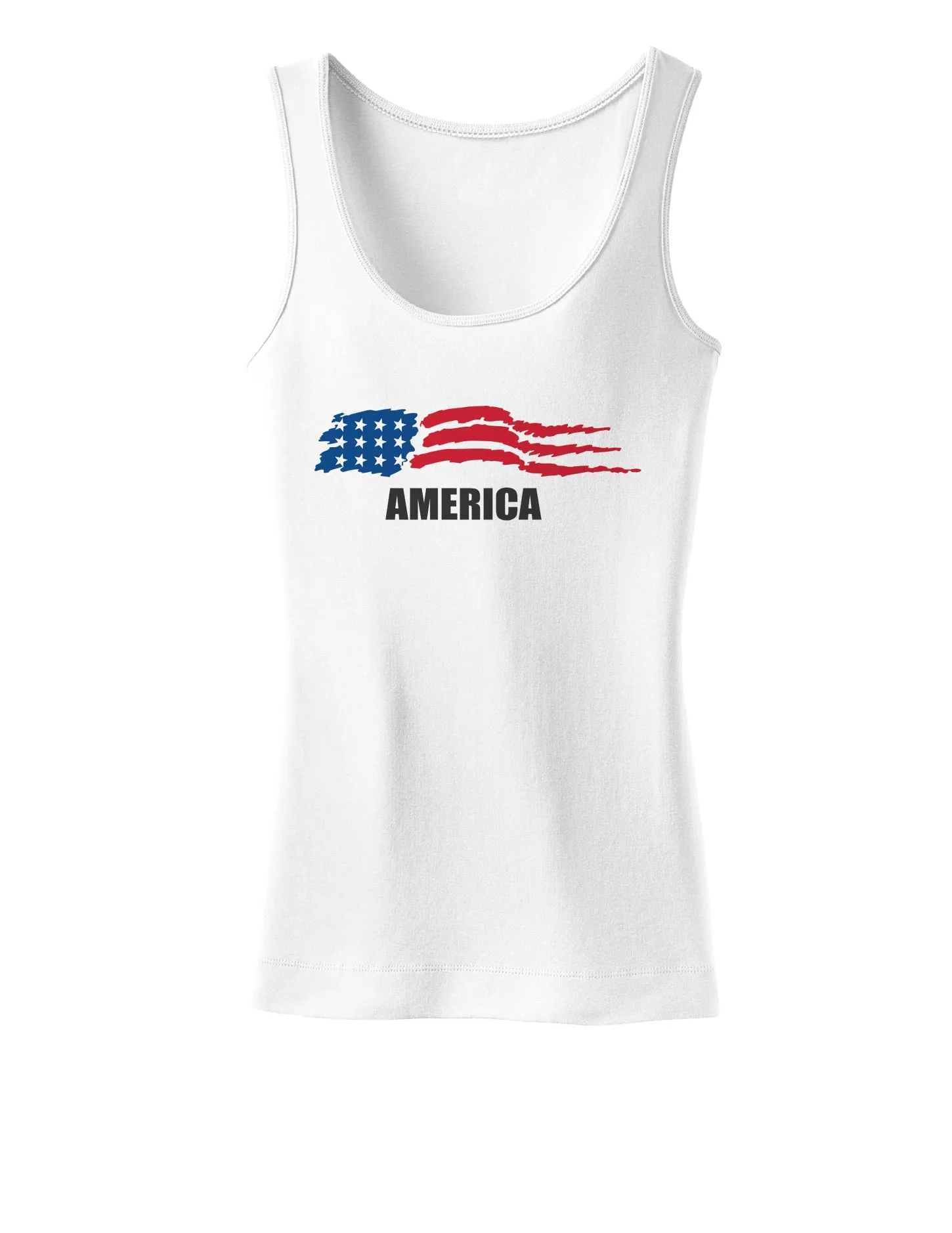 America Flag Womens Tank Top