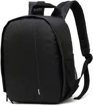 Angoily Nylon Camera Bag Waterproof Dslr Camera Backpack External Pockets Breathable