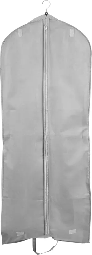 Breathable Fur Coat & Suit/Dress Garment Bag, 60 Inches with Handles (Gray)