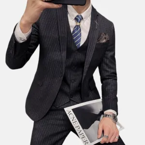 British Business 3 Piece Suit(blazer vest pants)