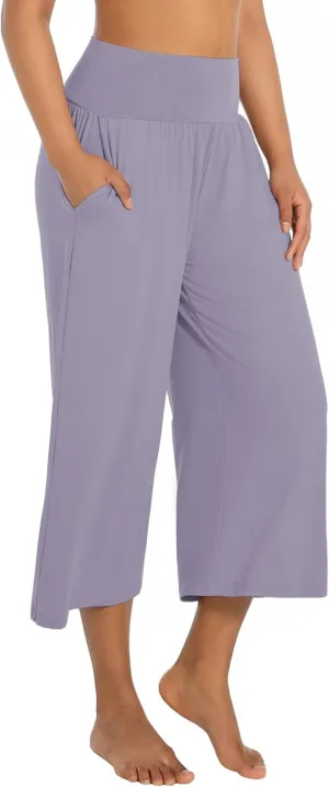 BUBBLELIME 20"/27"/29"/31"/35" Women's High Waist Casual Wide Leg Yoga Pants Cozy Loose Comfy Lounge Sweatpants with Pockets