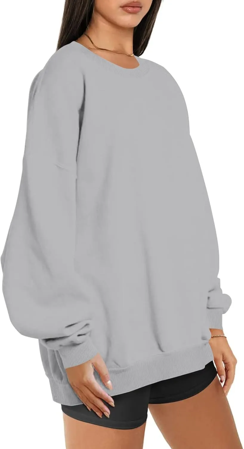 Ceboyel Womens Oversized Sweatshirts Fall 2023 Pullover Sweater Comfy Crewneck Hoodies Trendy Vintage Y2K Clothes Outfits