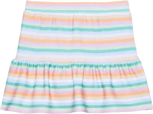 CHASER Girls' Sunshine Stripe Skort (Toddler/Little Kids)