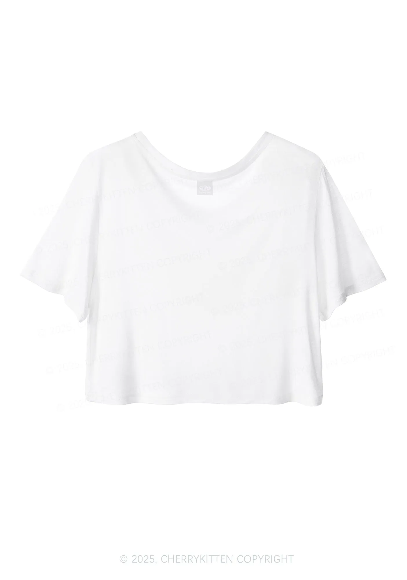 Choke Me Y2K Sheer Crop Tee Cherrykitten