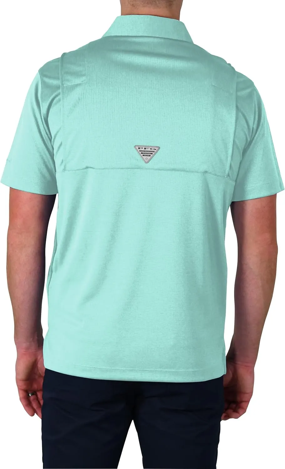 Columbia Men's Golf Flycaster Pocket Polo Shirt Omni Wick Breathable Short Sleeve