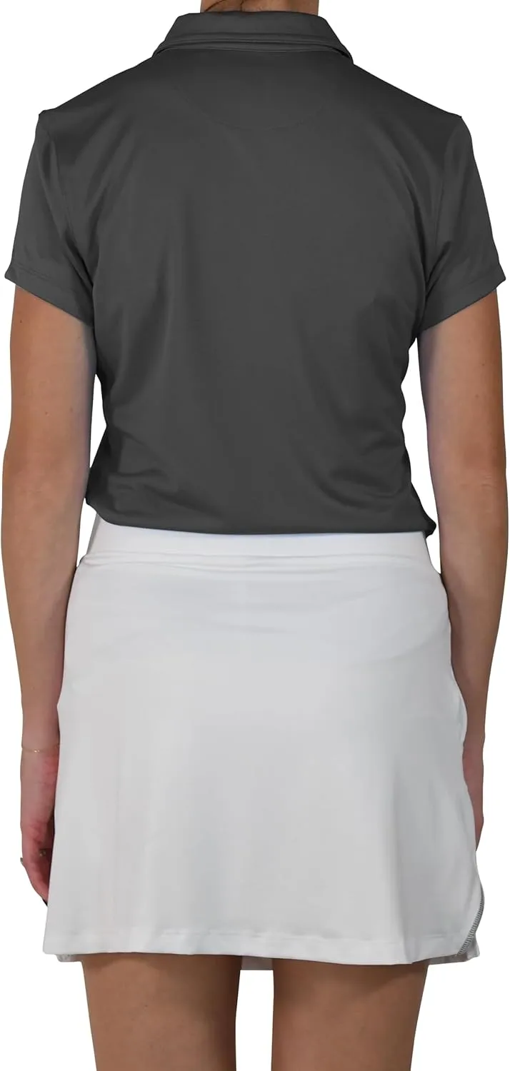 Columbia Women's Golf Birdie Polo Omni Wick Performance Breathable Short Sleeve