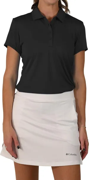Columbia Women's Golf Birdie Polo Omni Wick Performance Breathable Short Sleeve