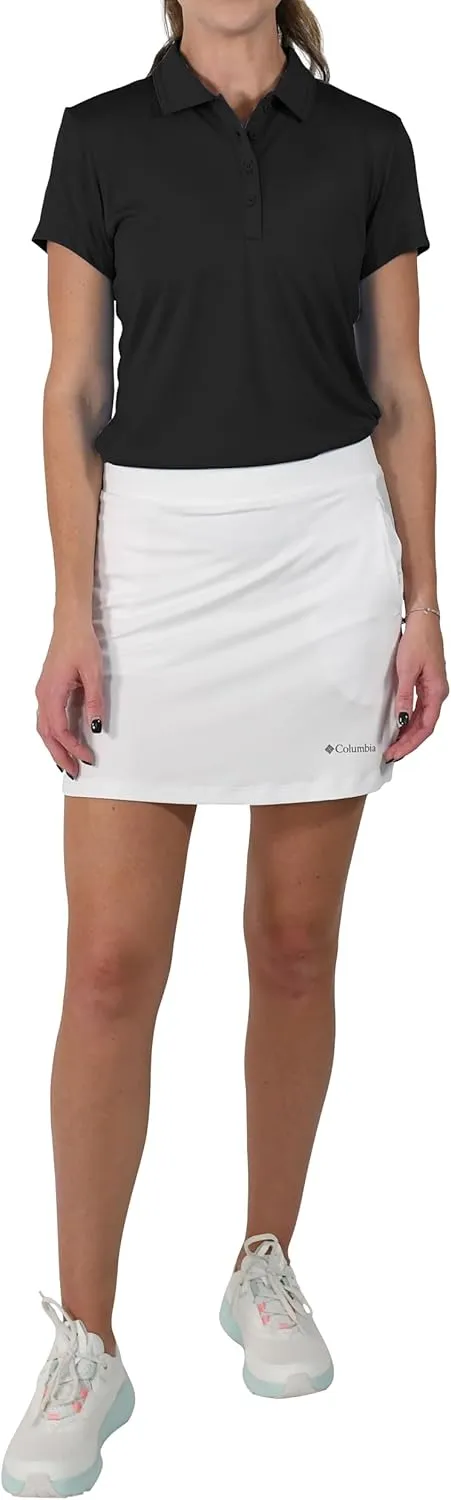 Columbia Women's Golf Birdie Polo Omni Wick Performance Breathable Short Sleeve