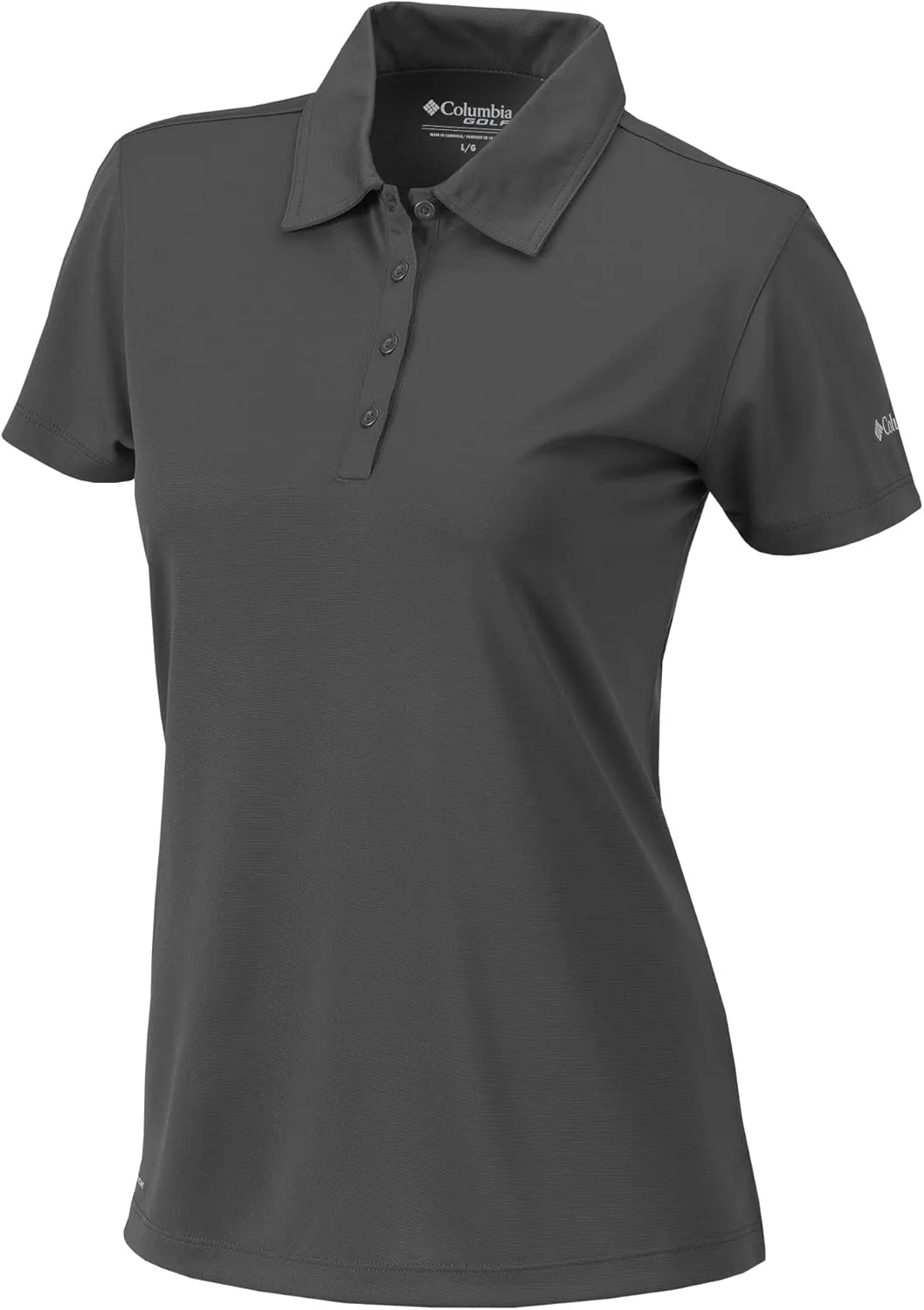 Columbia Women's Golf Birdie Polo Omni Wick Performance Breathable Short Sleeve