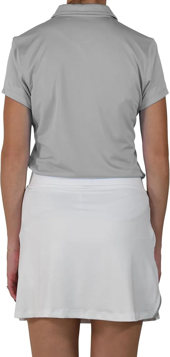 Columbia Women's Golf Birdie Polo Omni Wick Performance Breathable Short Sleeve