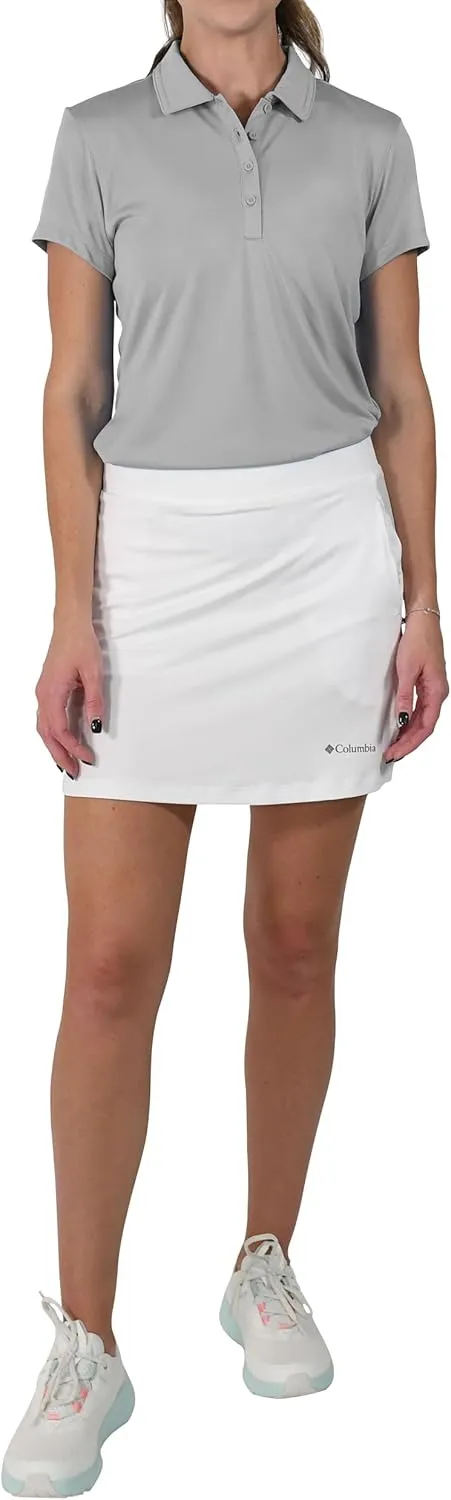 Columbia Women's Golf Birdie Polo Omni Wick Performance Breathable Short Sleeve