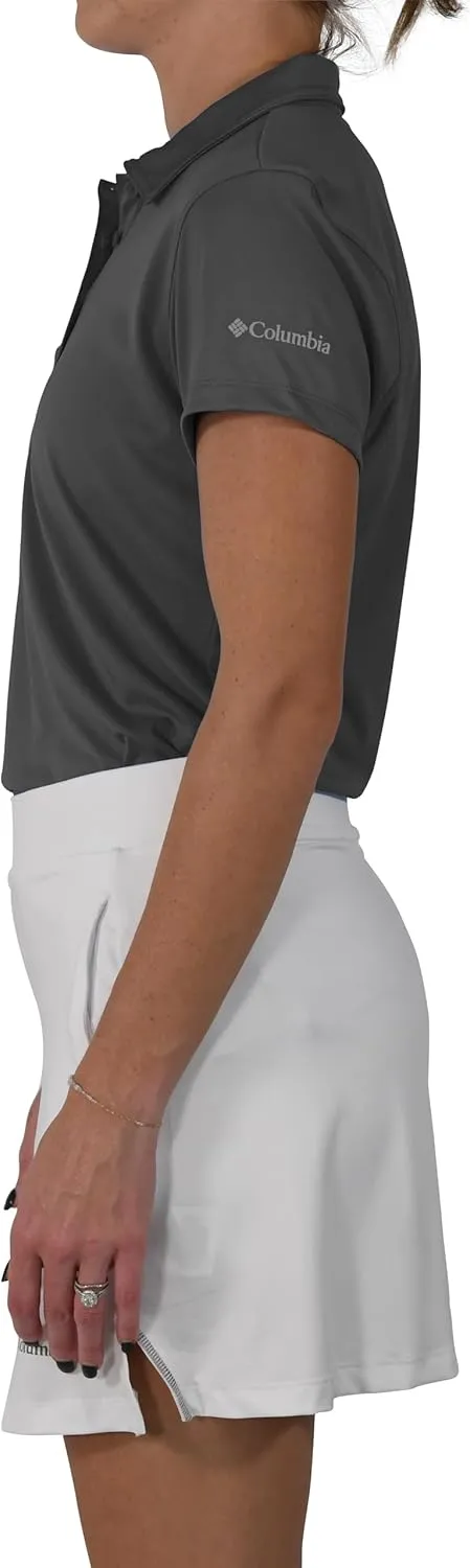 Columbia Women's Golf Birdie Polo Omni Wick Performance Breathable Short Sleeve