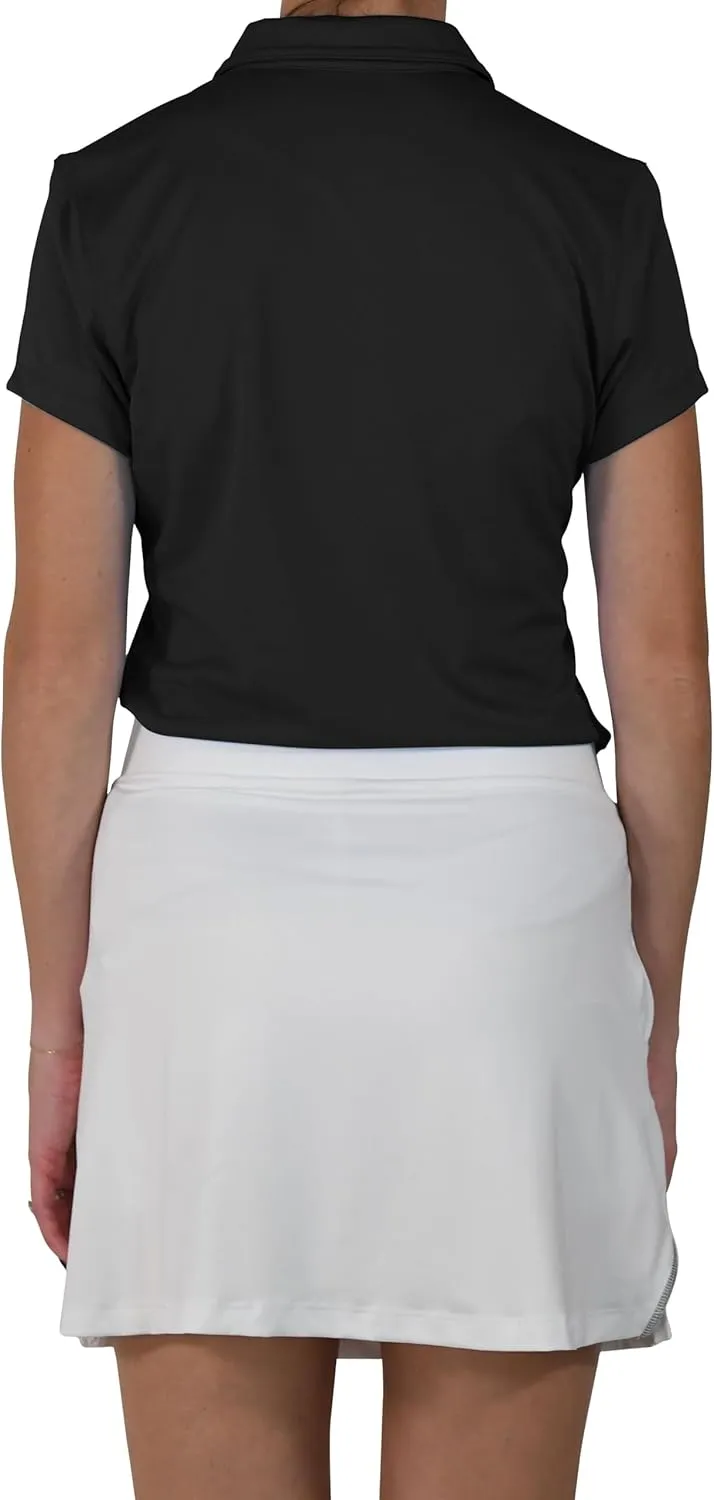 Columbia Women's Golf Birdie Polo Omni Wick Performance Breathable Short Sleeve