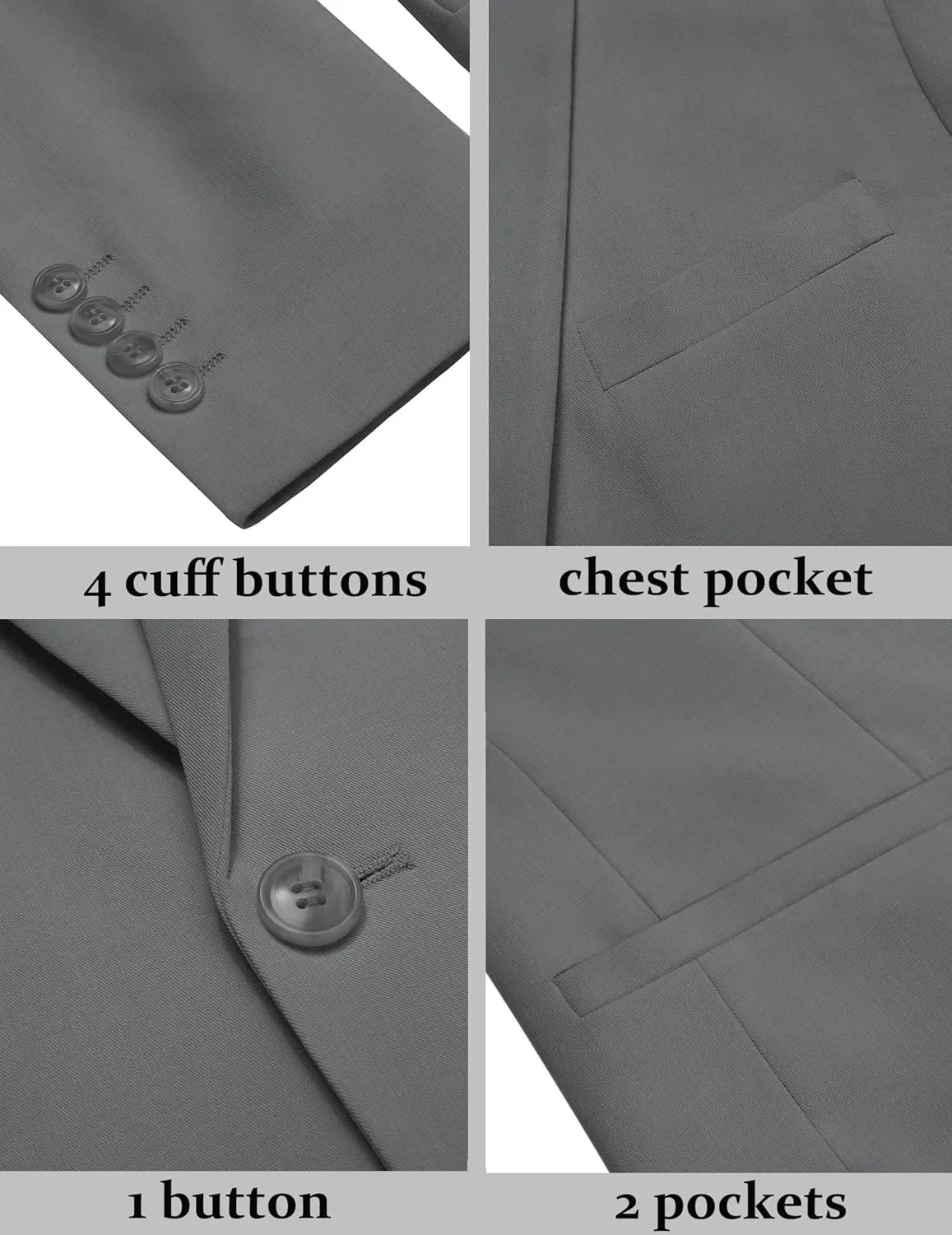 COOFANDY Men's Casual Blazer Lightweight Sport Coat One Button Suit Jacket