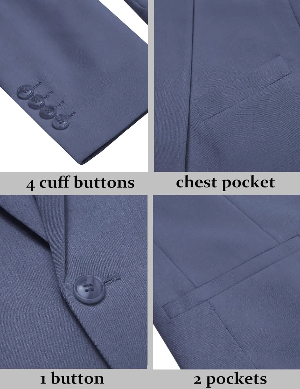 COOFANDY Men's Casual Blazer Lightweight Sport Coat One Button Suit Jacket