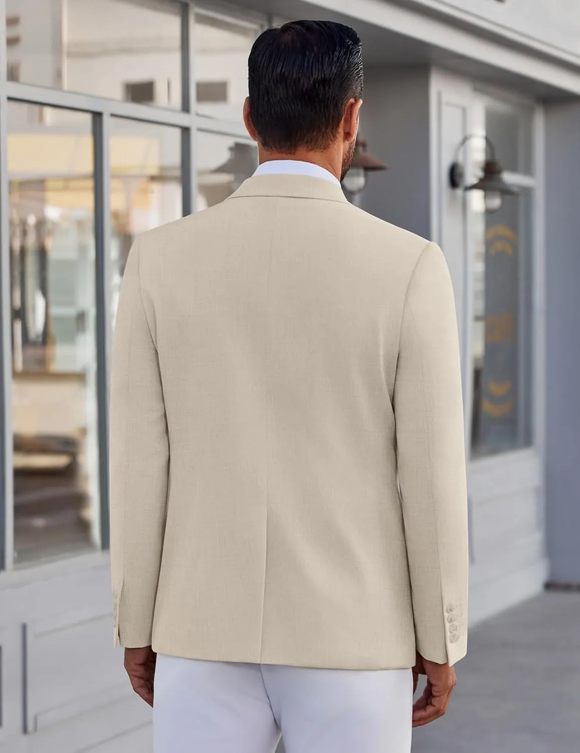 COOFANDY Men's Casual Blazer Lightweight Sport Coat One Button Suit Jacket