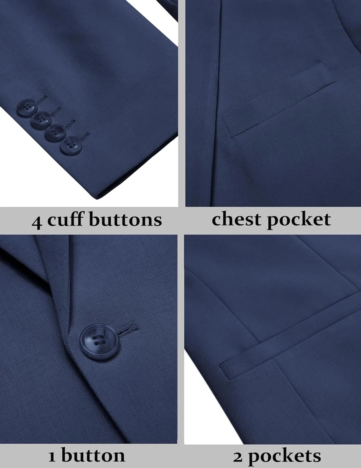 COOFANDY Men's Casual Blazer Lightweight Sport Coat One Button Suit Jacket