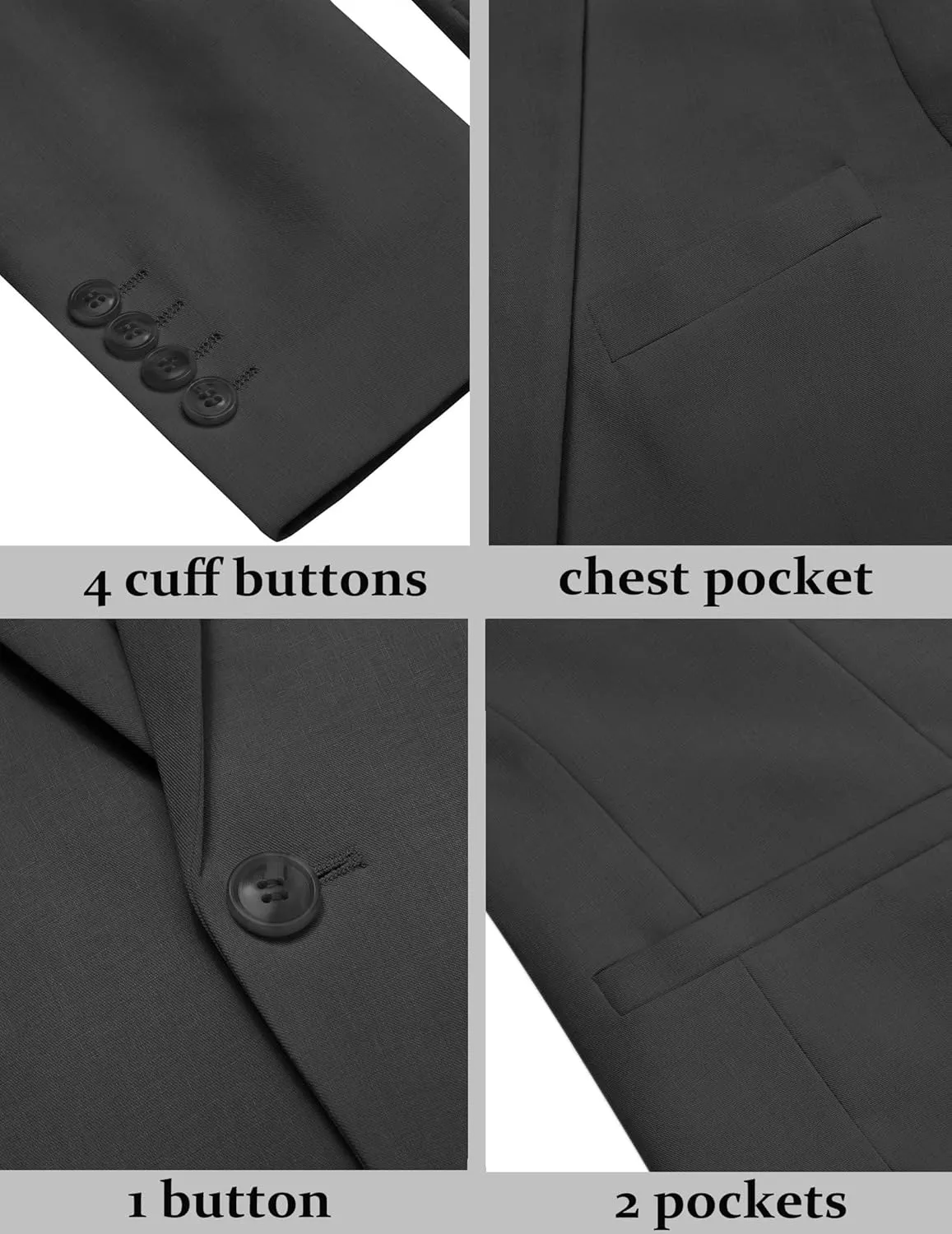 COOFANDY Men's Casual Blazer Lightweight Sport Coat One Button Suit Jacket