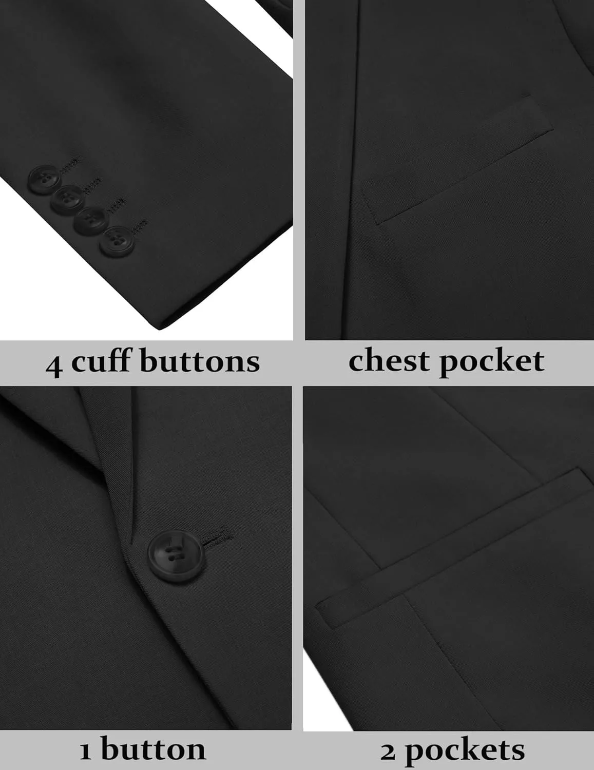 COOFANDY Men's Casual Blazer Lightweight Sport Coat One Button Suit Jacket
