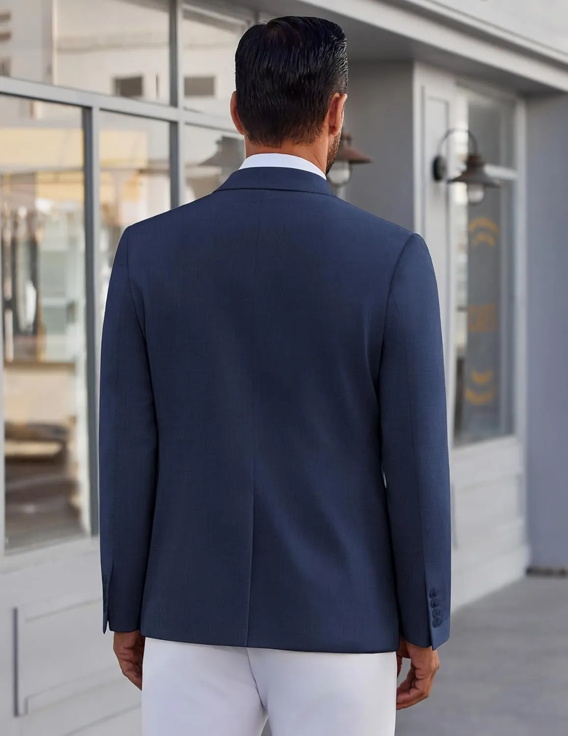 COOFANDY Men's Casual Blazer Lightweight Sport Coat One Button Suit Jacket