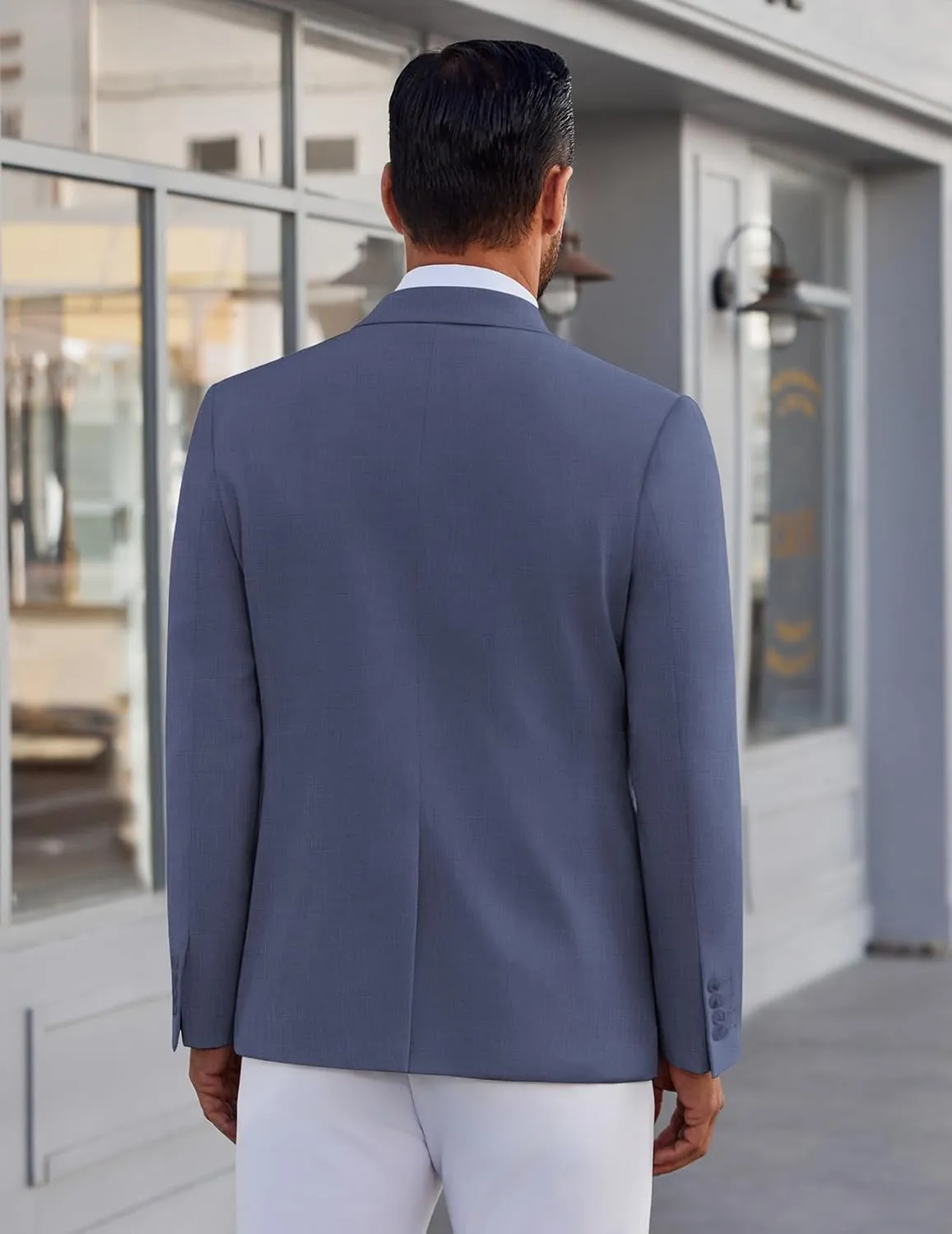 COOFANDY Men's Casual Blazer Lightweight Sport Coat One Button Suit Jacket