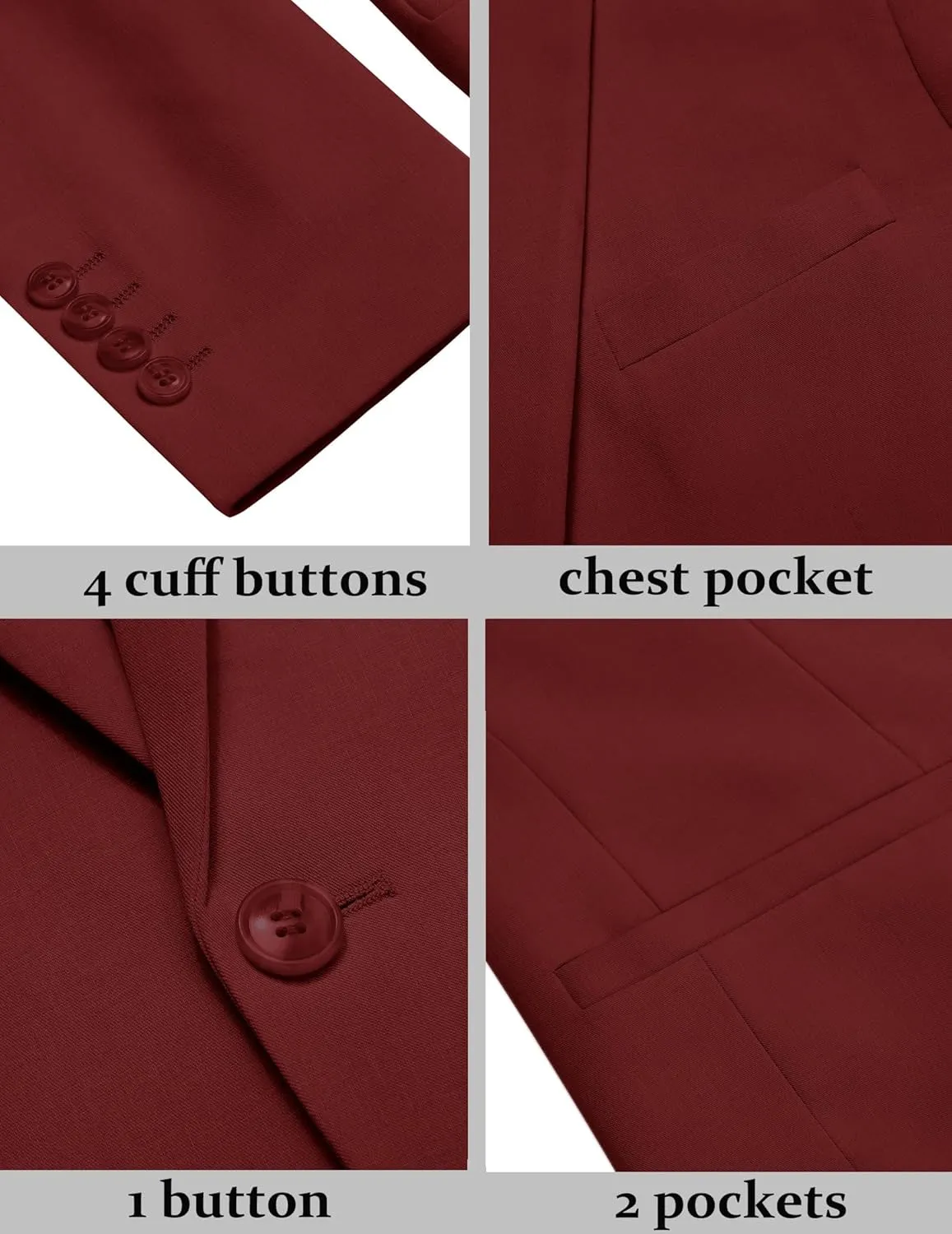 COOFANDY Men's Casual Blazer Lightweight Sport Coat One Button Suit Jacket