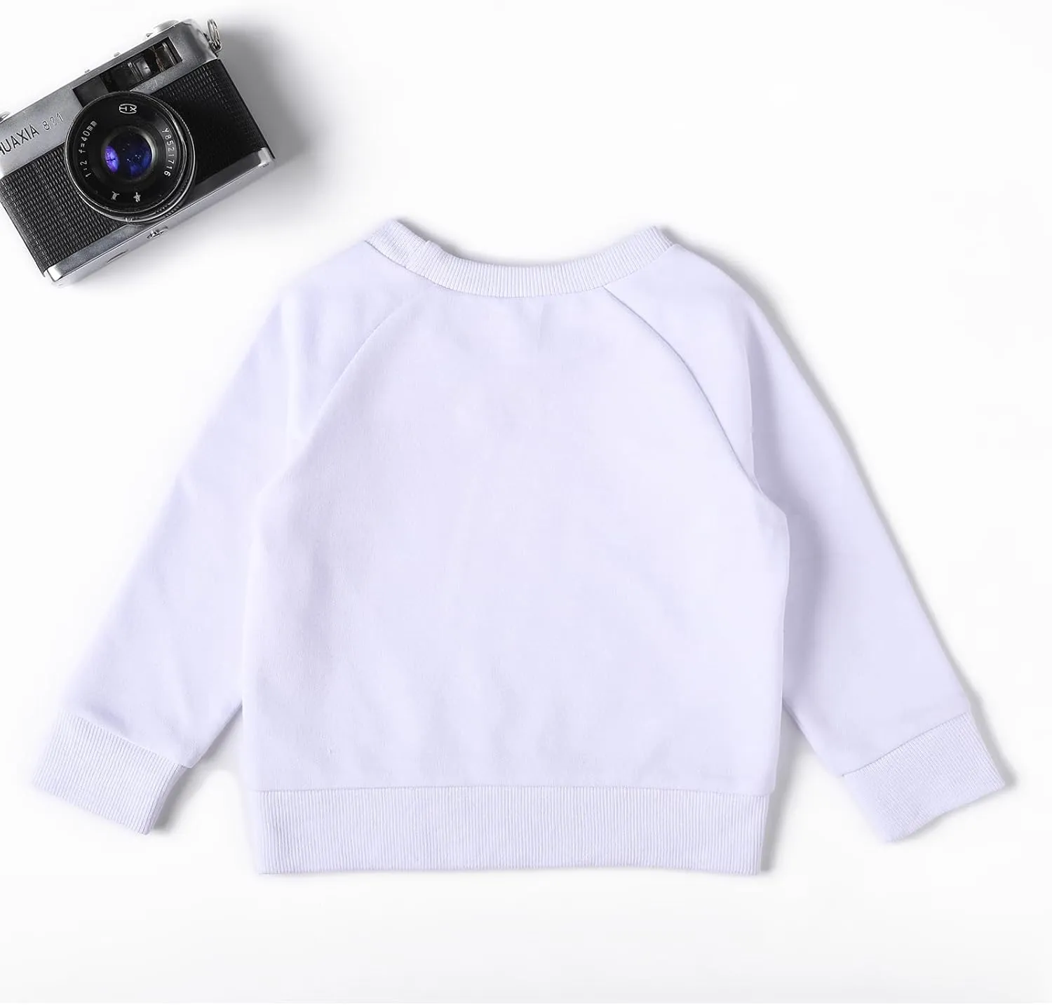 DEFAHN Toddler Baby Pullover Sweatshirt,Long Sleeve Infant Boy Girl Crewneck Active Tshirts 6 Month-3Y