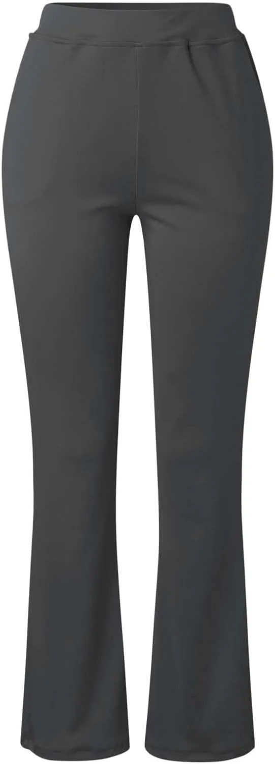 Dress Pants Women Business Casual Work Pants Women High Waist Stretchy Trousers Pull on Office Slacks Bottoms