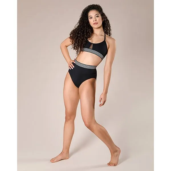 Energetiks - Sloane Crop Top - Child/Adult (IC26PA4-BLK) - Black FINAL SALE
