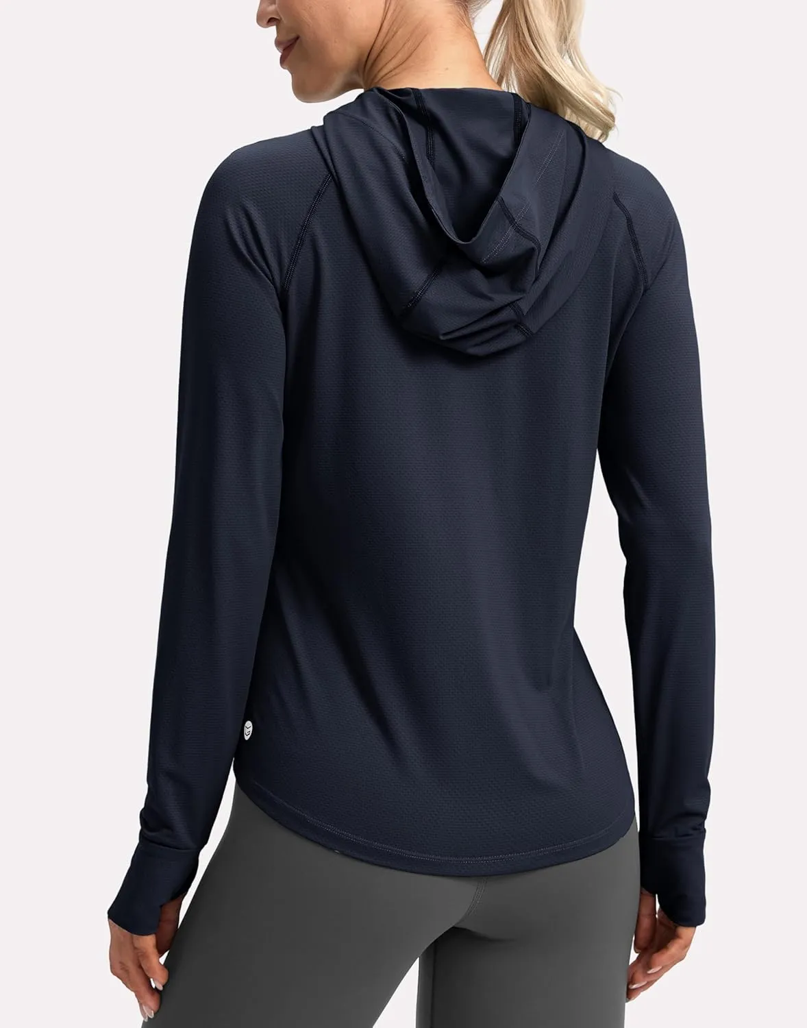 G Gradual Women's UPF 50  Sun Protection Hoodie Jacket Lightweight Zip Up Jackets Long Sleeve Shirts for Women Hiking Outdoor