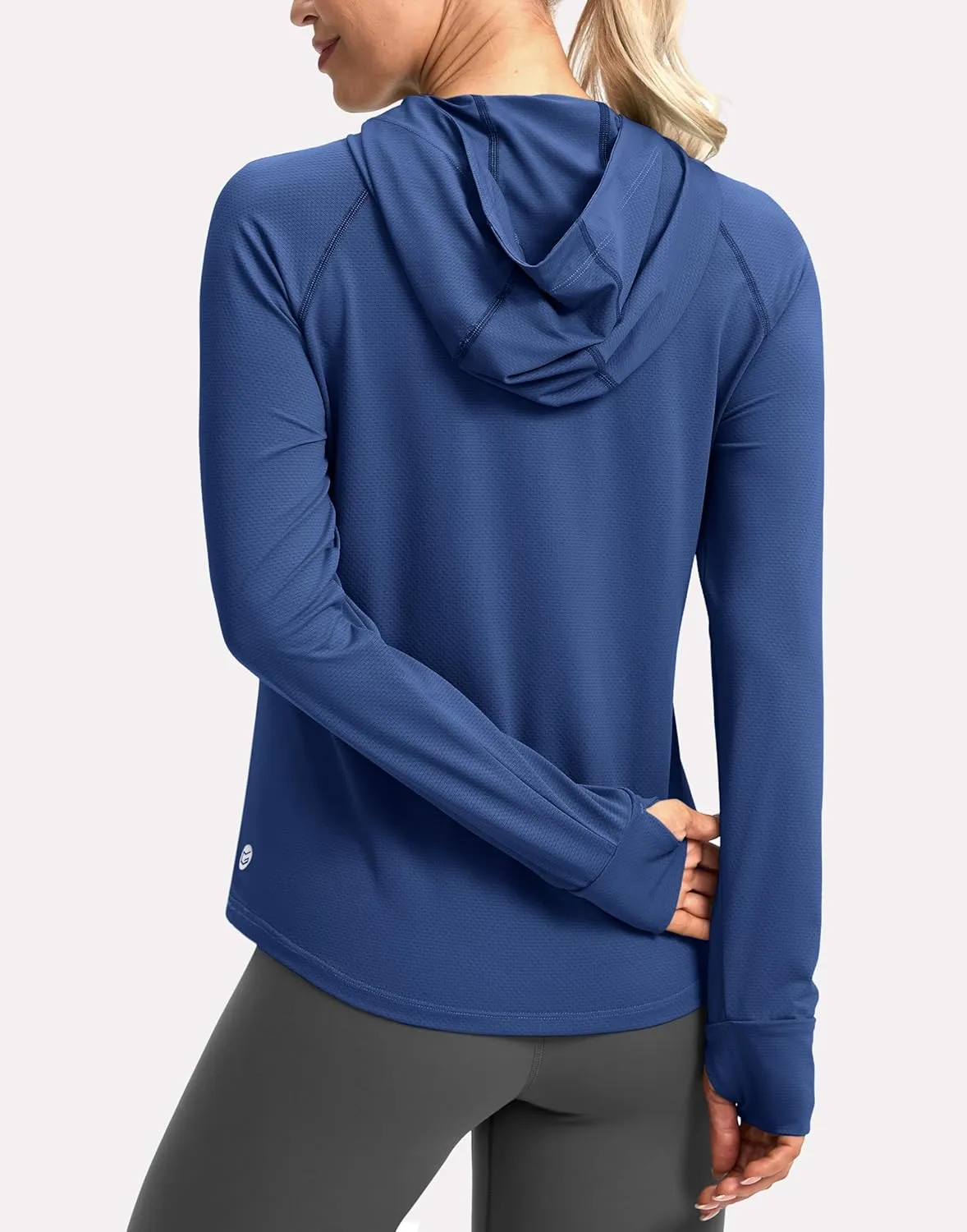 G Gradual Women's UPF 50  Sun Protection Hoodie Jacket Lightweight Zip Up Jackets Long Sleeve Shirts for Women Hiking Outdoor