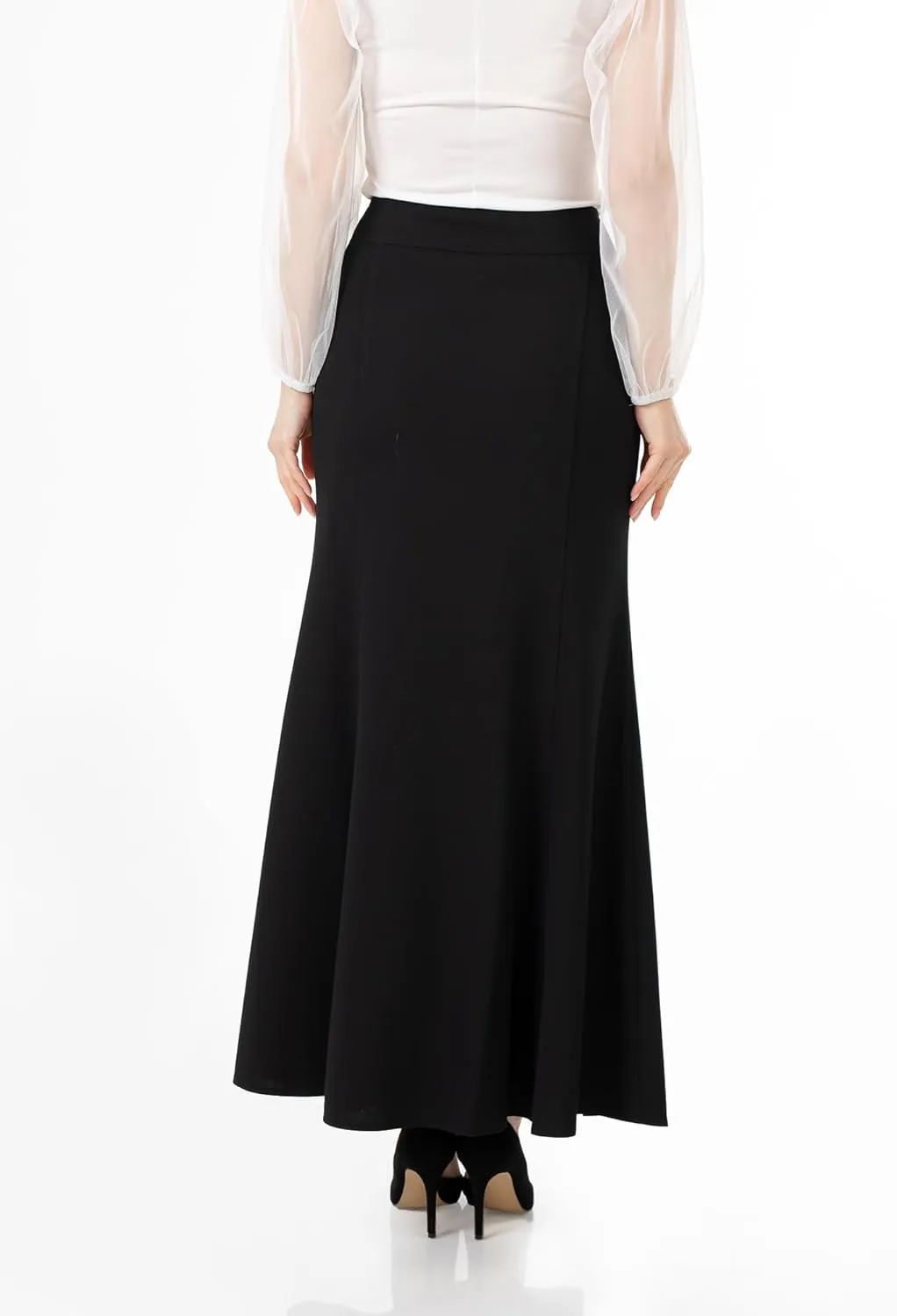G-Line Fishtail Maxi Skirts for Women, Modest Mermaid Skirt, Long Skirts for Women, Casual High Waist Plus Size Skirt, XS-5XL