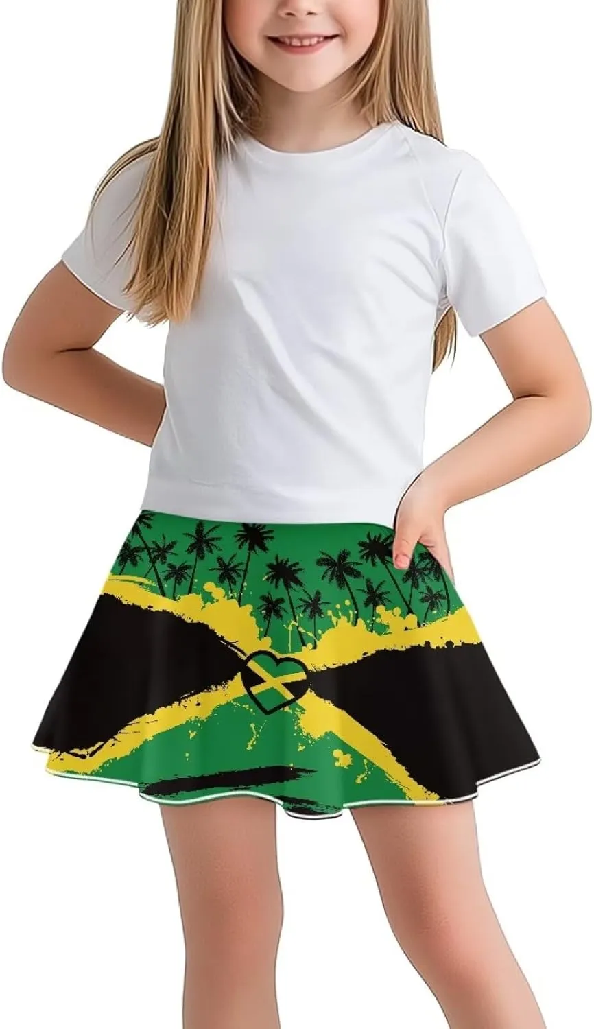 Girls Tennis Skirt with Pockets High Waisted Cozy Athletic Skorts Lightweight Trendy Golf Skirts for 5-14 Years