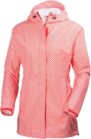 Helly Hansen Women's Bellevue Hooded Lightweight Packable Waterpoof Breathable Raincoat Jacket