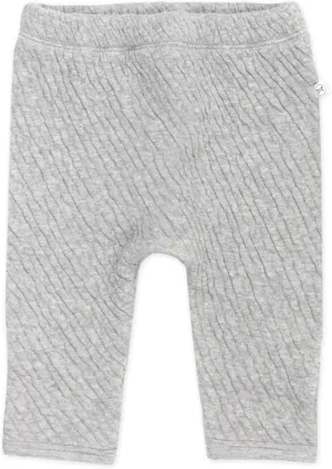 HonestBaby Matelasse Harem Pants Cozy Roomy Fit Pull on Bottoms 100% Organic Cotton for Infant Baby Boys, Girls, Unisex
