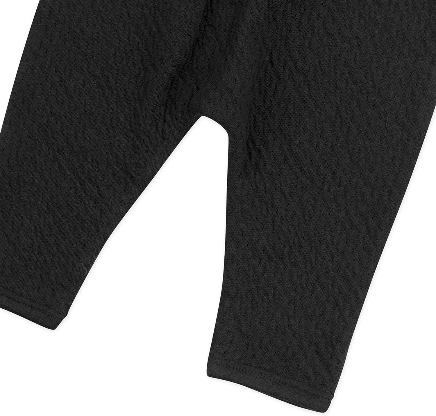HonestBaby Matelasse Harem Pants Cozy Roomy Fit Pull on Bottoms 100% Organic Cotton for Infant Baby Boys, Girls, Unisex