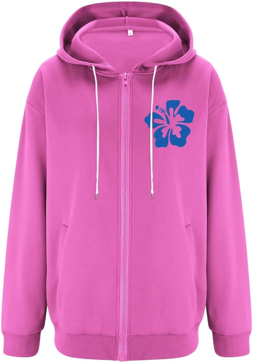 Hoodies Y2k Letter Graphic Hoodies for Women 2024 Preppy Sweatshirts Long Sleeve Drawstring Zipper Pockets Pullover