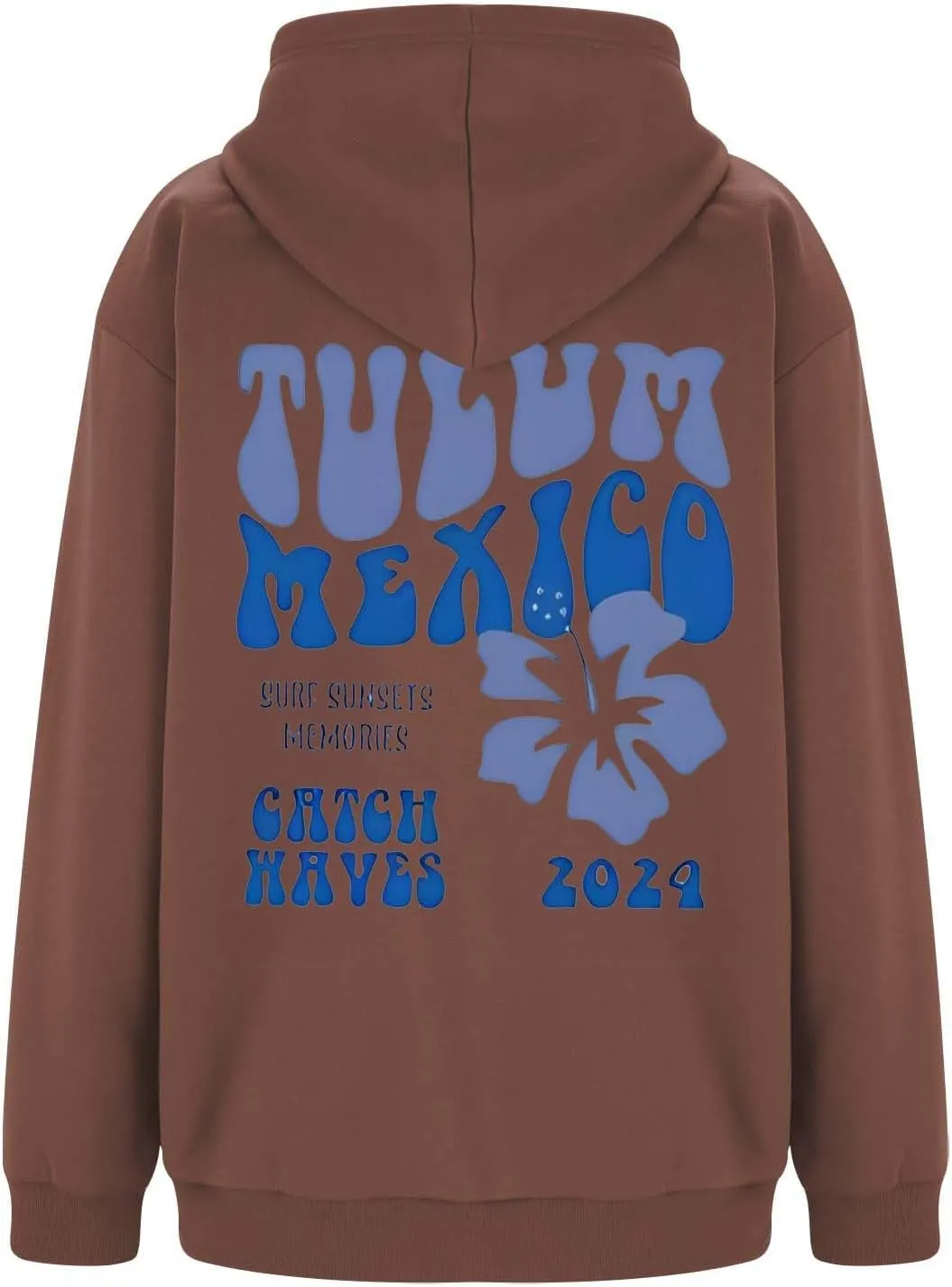 Hoodies Y2k Letter Graphic Hoodies for Women 2024 Preppy Sweatshirts Long Sleeve Drawstring Zipper Pockets Pullover