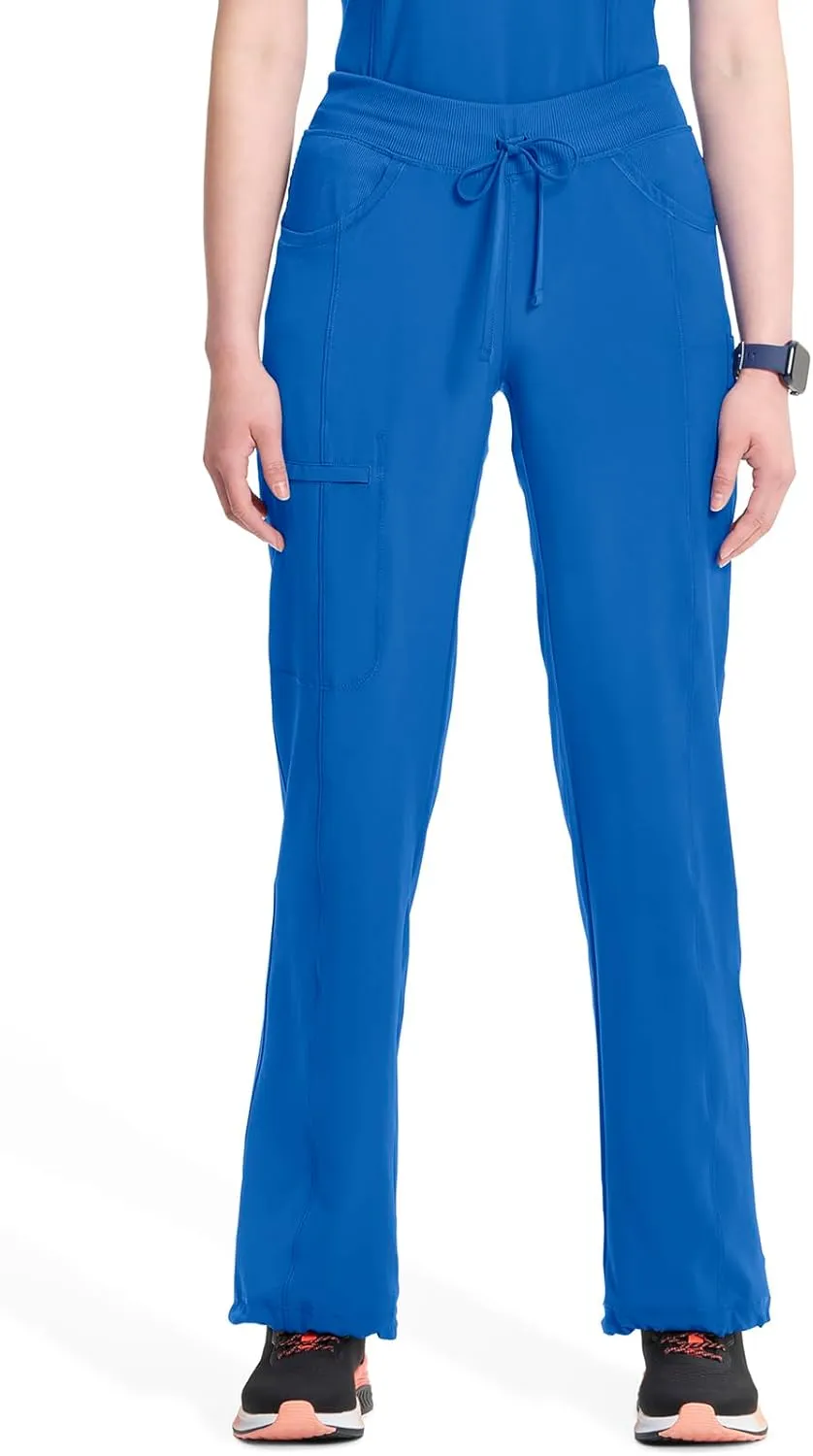 Infinity by Cherokee Straight Leg Drawstring Women Scrub Pants 360 Stretch with 4 Pockets -1123A