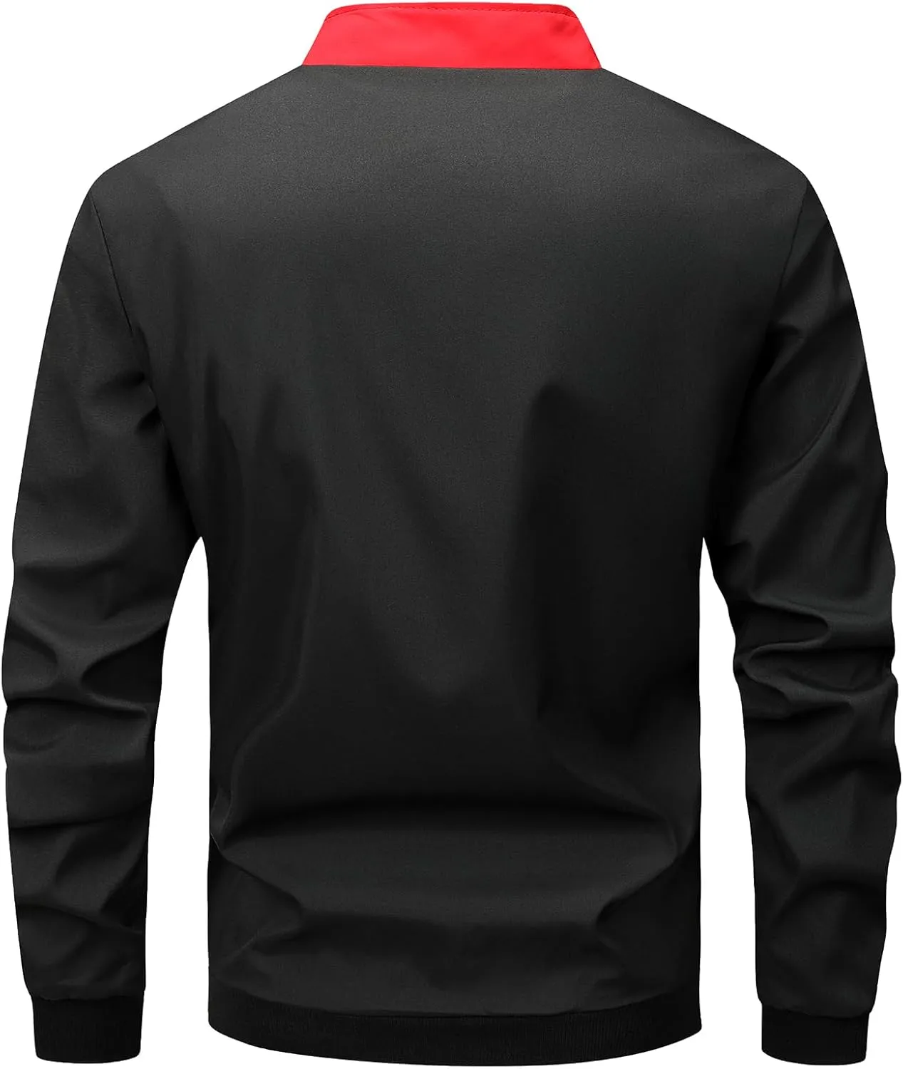 INR Fashion Jacket for Men Lightweight Spring and Fall Trench Men's Coat Trend Print Baseball Sweatshirt Casual Outdoor Coat