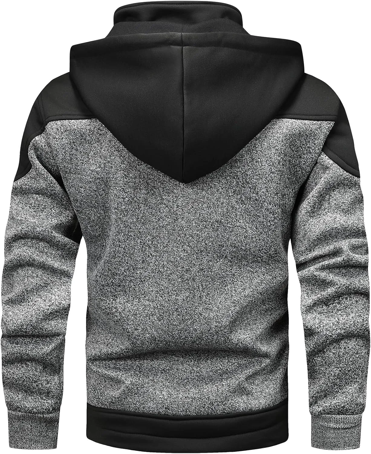 INR Hooded Jacket for Men Lightweight Autumn and Winter Trench Men's Coat Trend Print Baseball Sweatshirt Casual Outdoor Coat