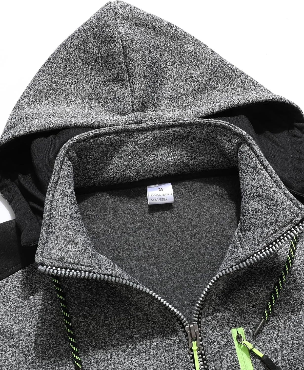 INR Hooded Jacket for Men Lightweight Autumn and Winter Trench Men's Coat Trend Print Baseball Sweatshirt Casual Outdoor Coat