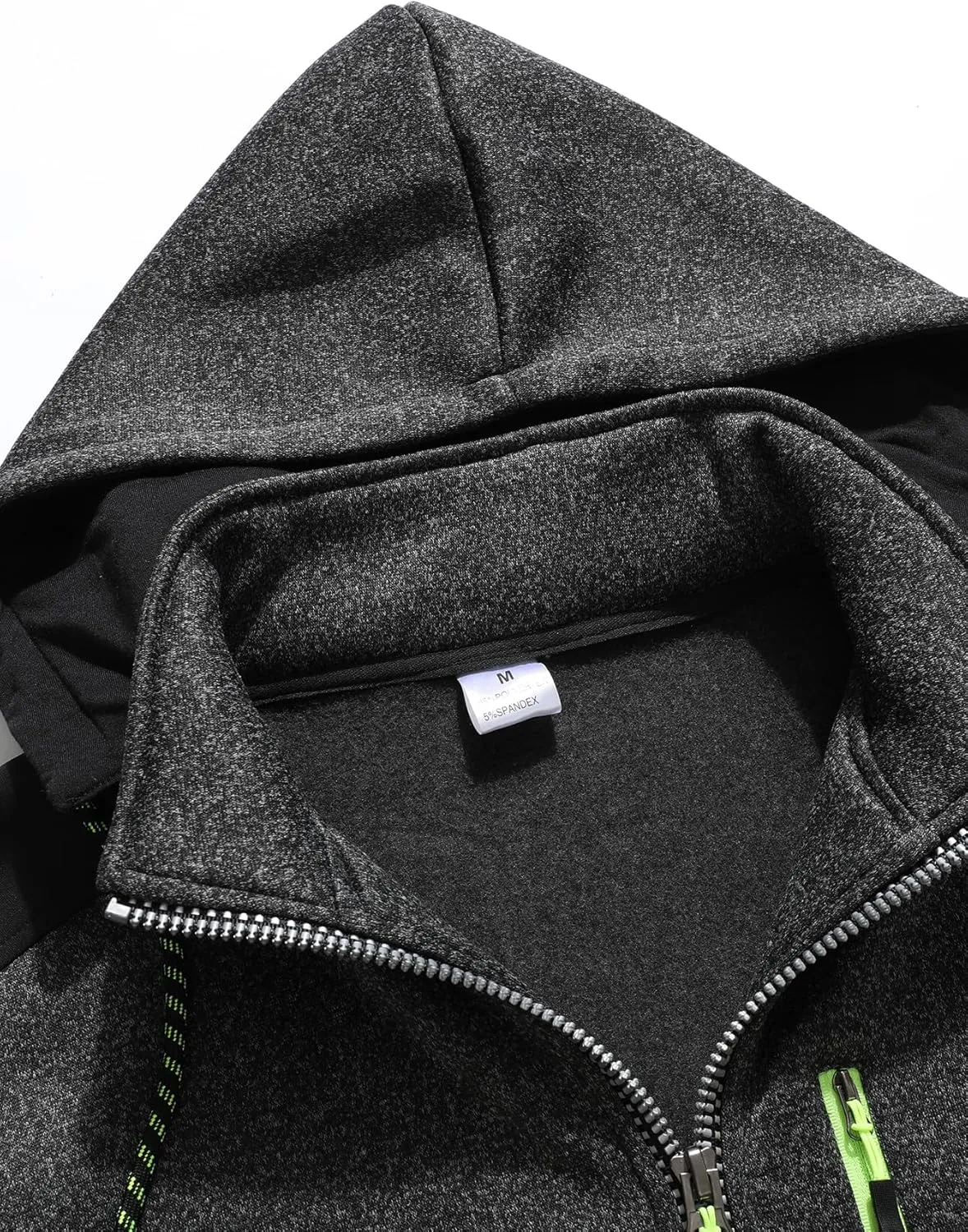 INR Hooded Jacket for Men Lightweight Autumn and Winter Trench Men's Coat Trend Print Baseball Sweatshirt Casual Outdoor Coat