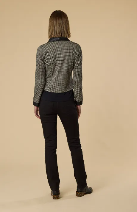 Jessie Pleather Pants - Taupe